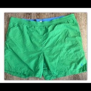 Polo Ralph Lauren Mens Green Swim Trunks